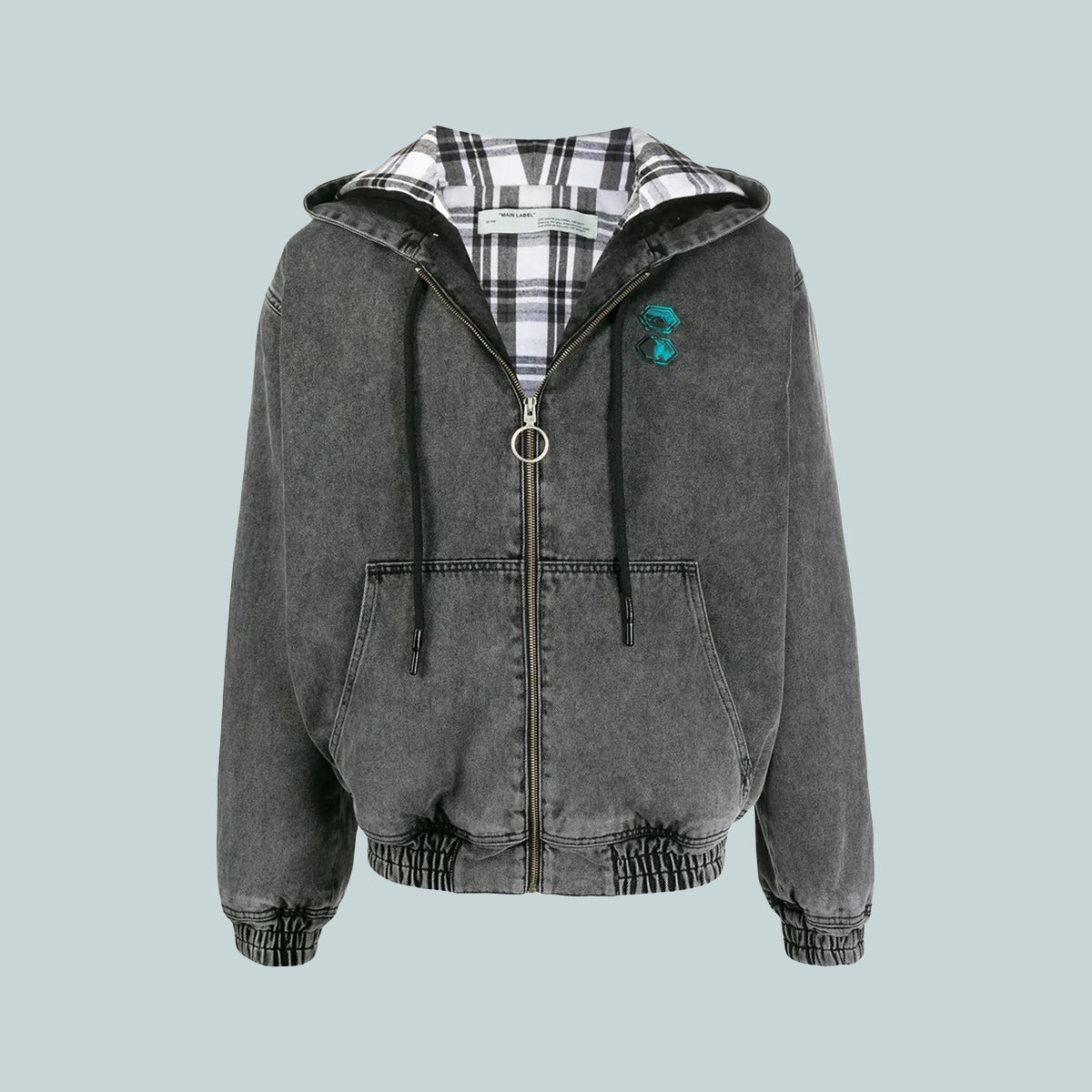 Arrow denim hoodie