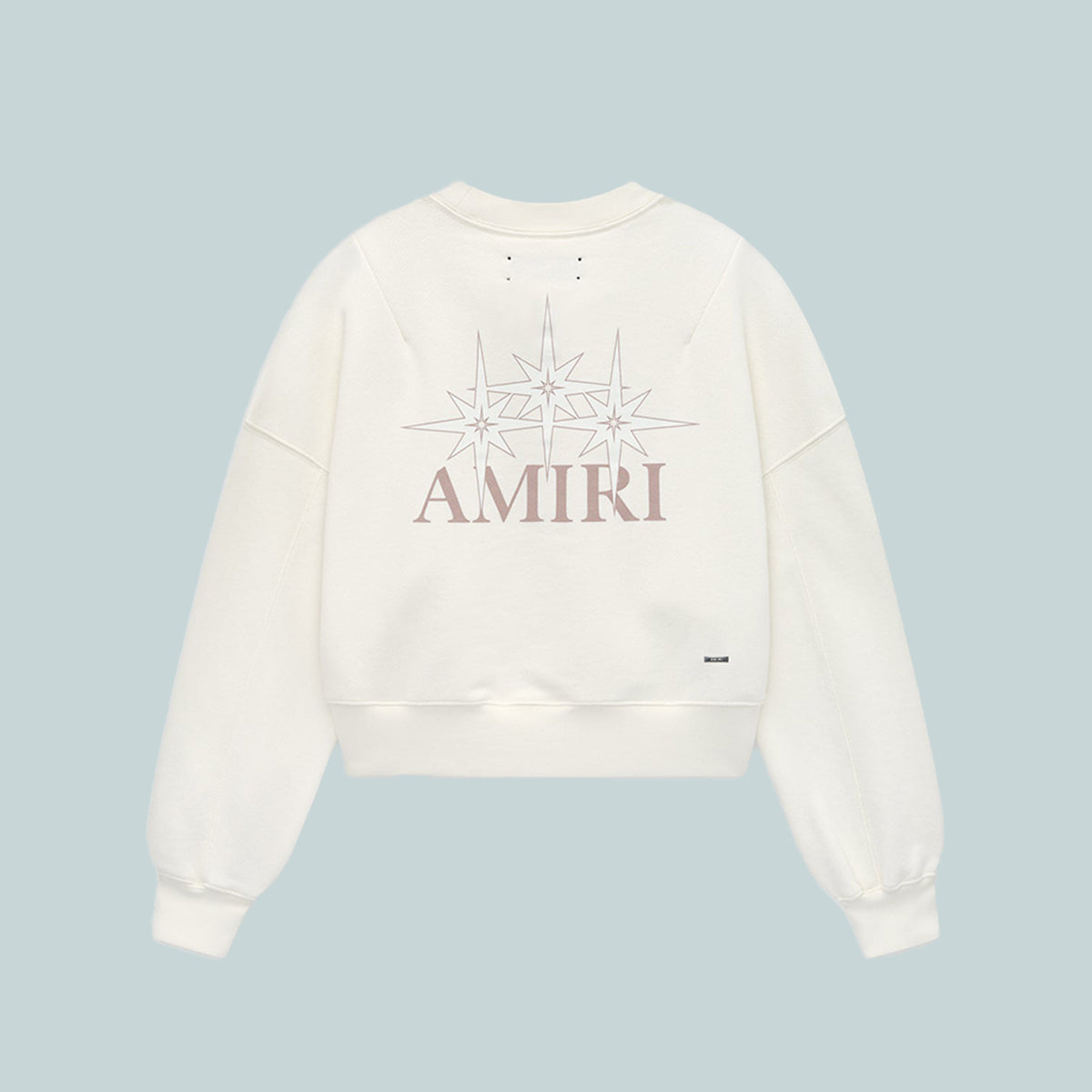 Amiri Starburst Cropped Crew