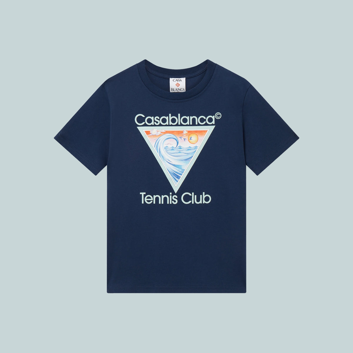 Kid&#39;s Tennis Club Icon Printed T-shirt Navy