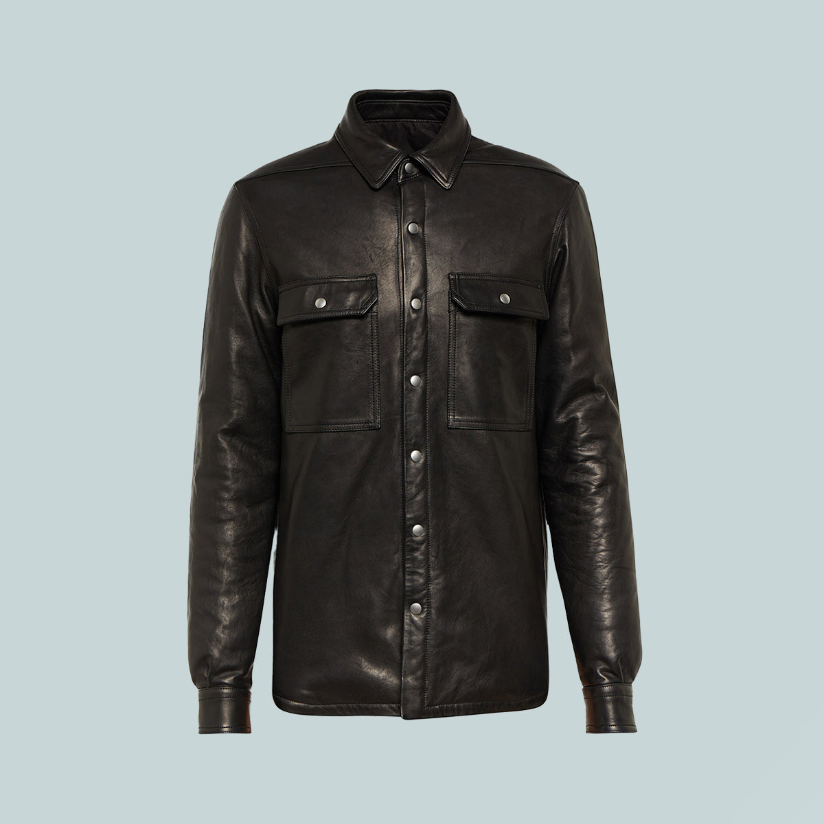 Leather Outershirt Black