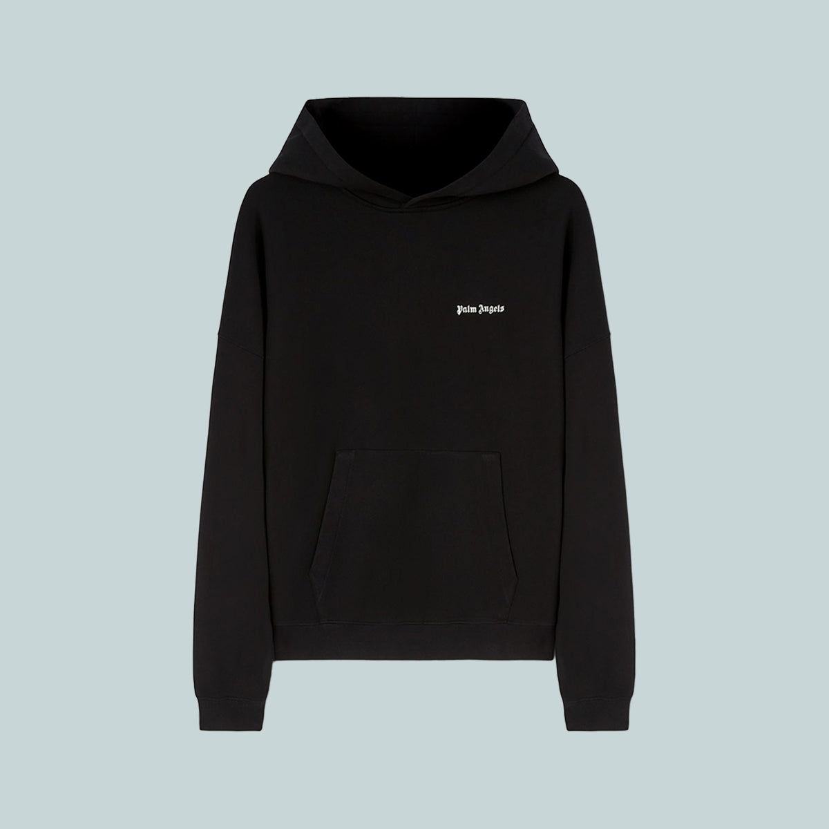 Classic Logo Embroidered Hoody Black / White