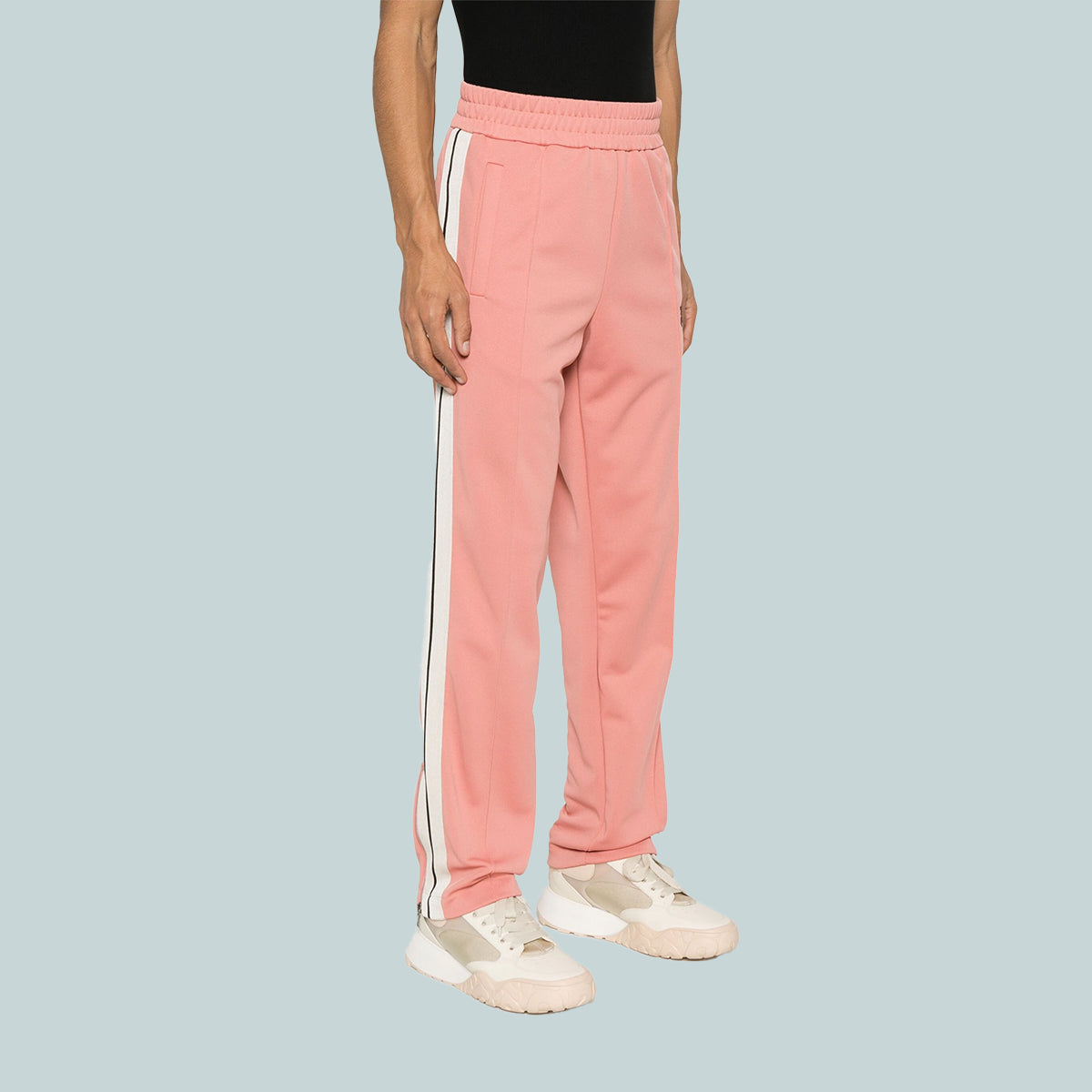 Monogram Track Pants Pink Black