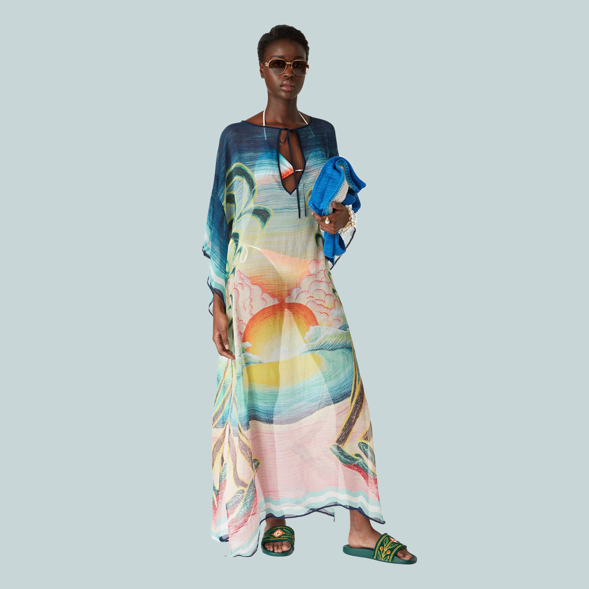 Women&#39;s Danse De La Mer Silk Kaftan