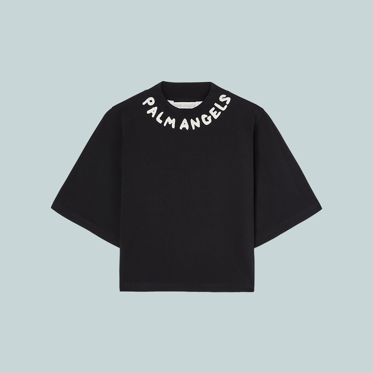 Seasonal Logo Cropped Tee Black