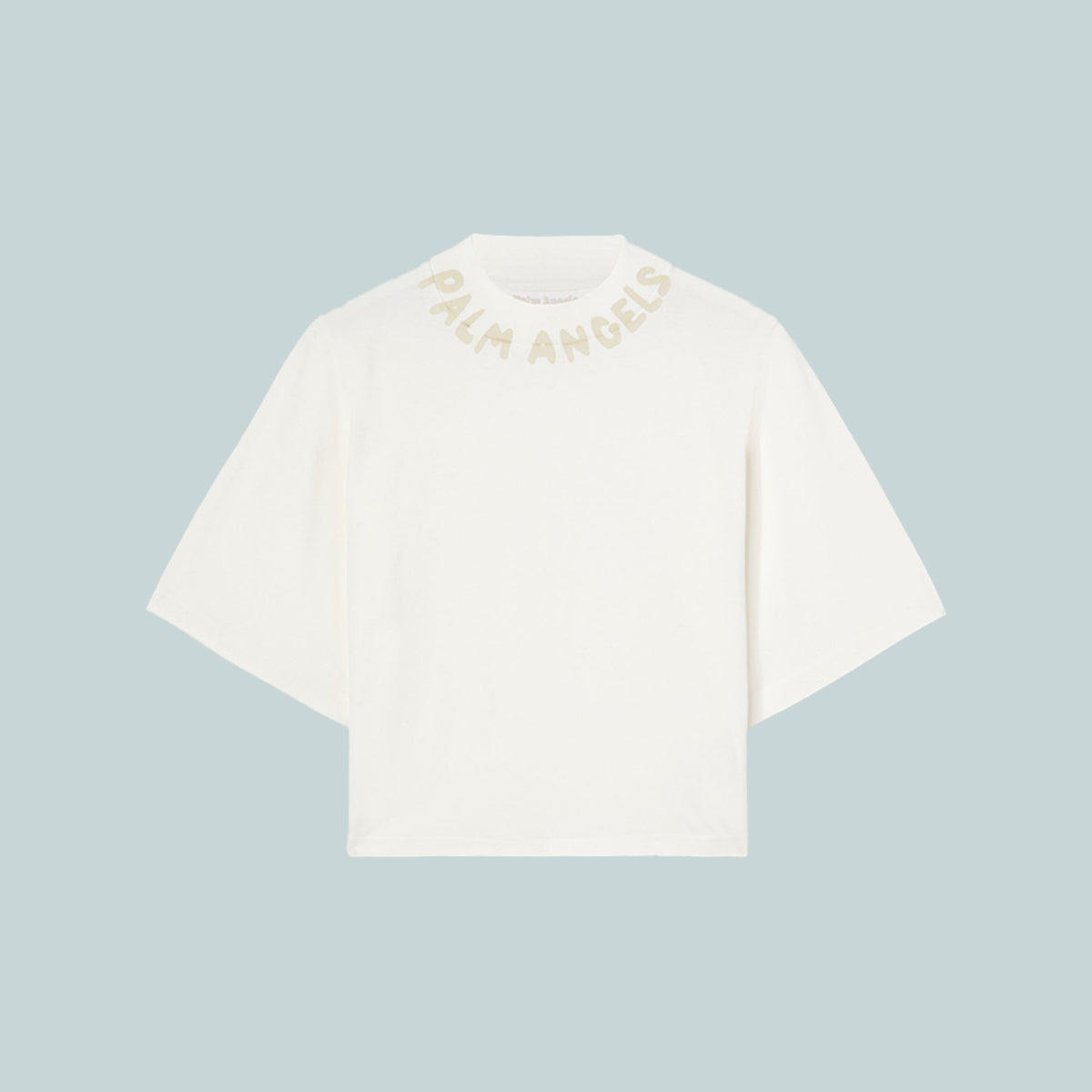 Seasonal Logo Cropped Tee Off-White