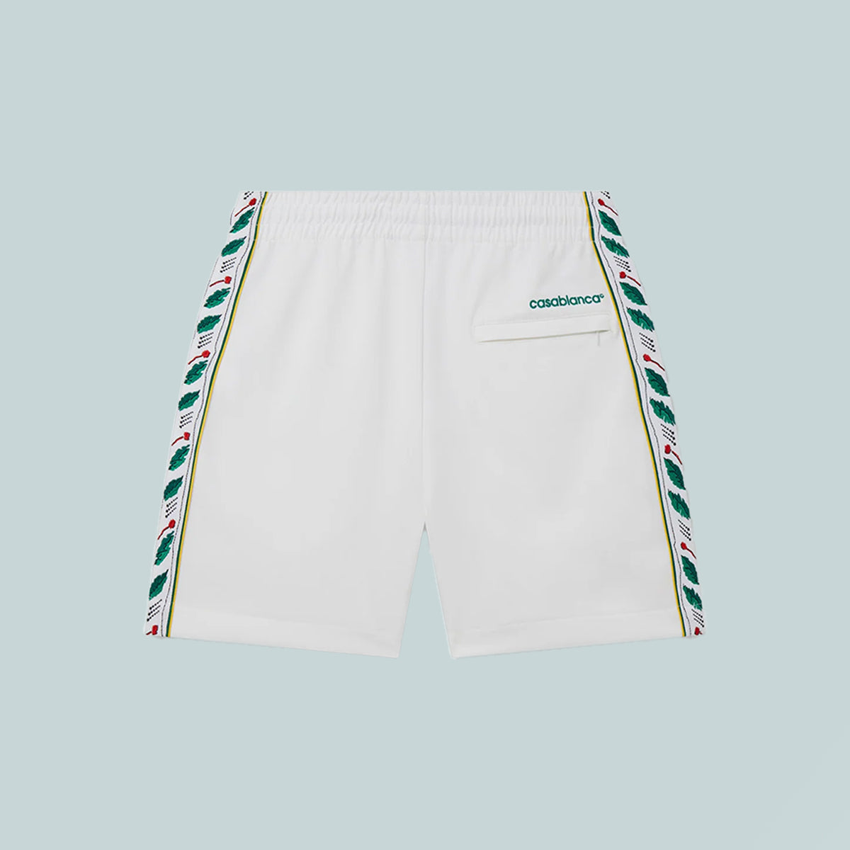 Laurel Track Shorts White