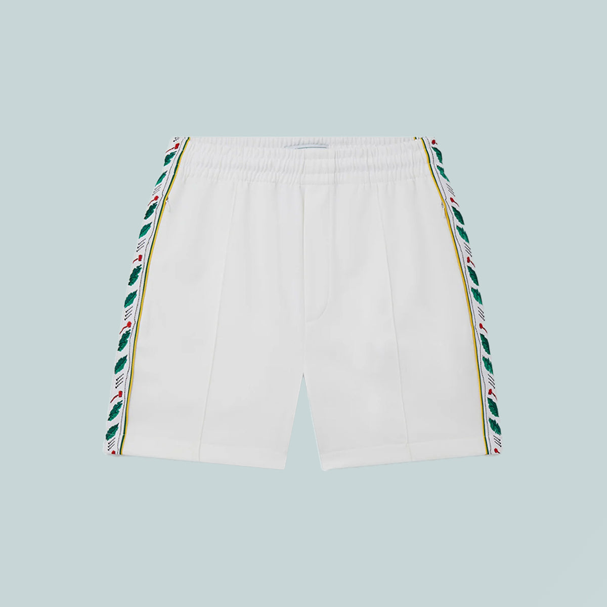 Laurel Track Shorts White