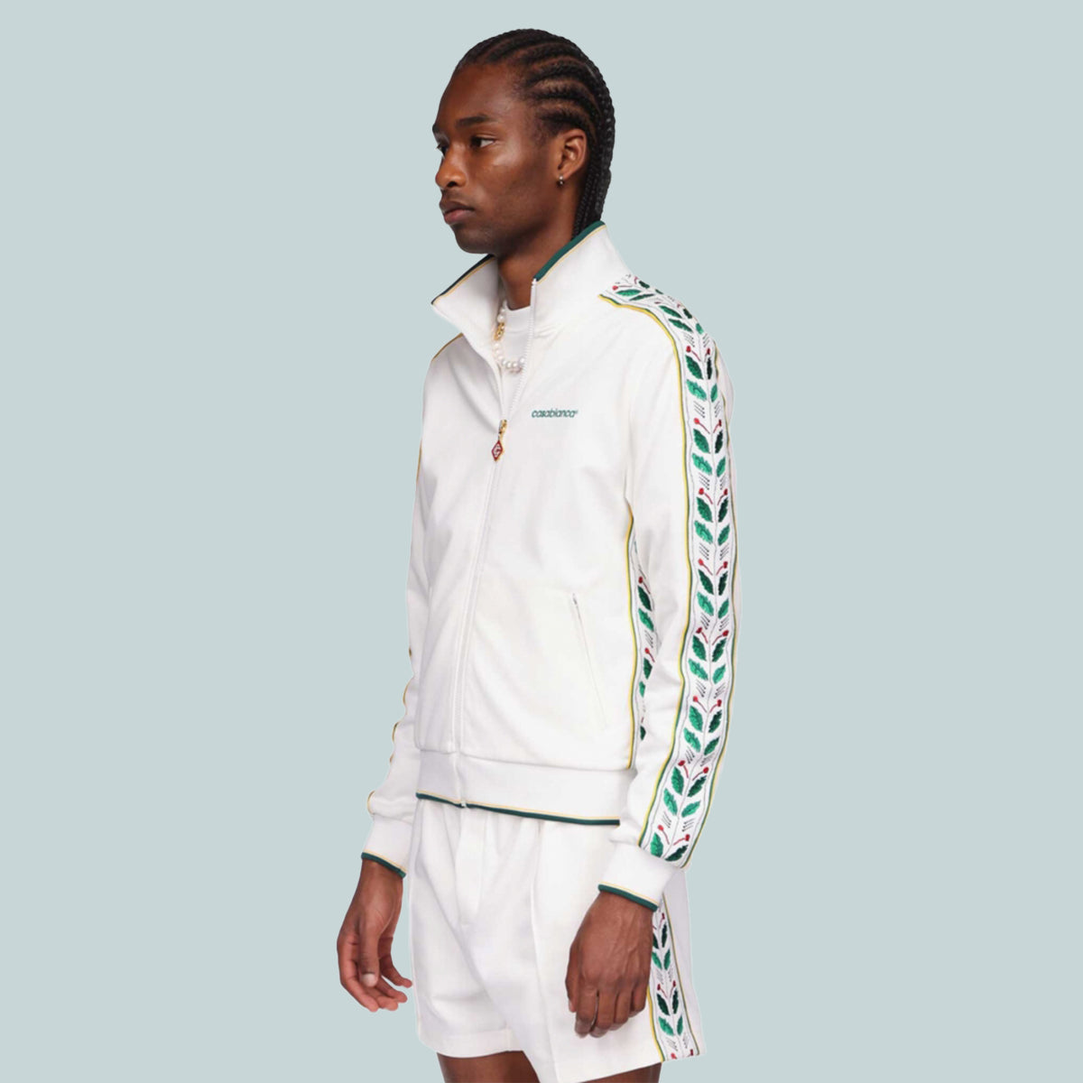 Laurel Track Top White