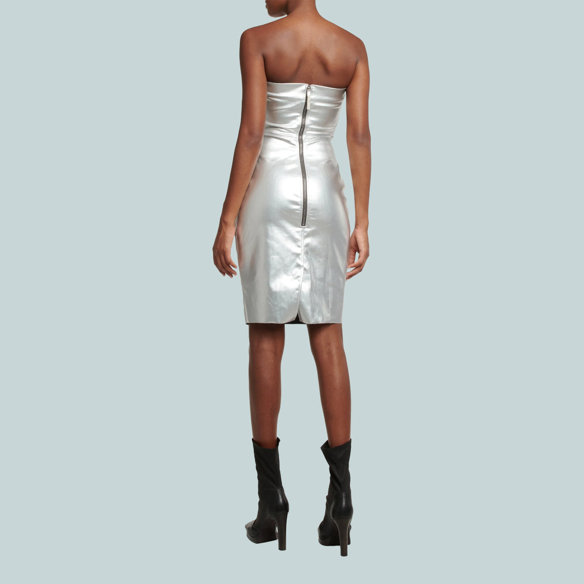 Bustier Dress Aluminium