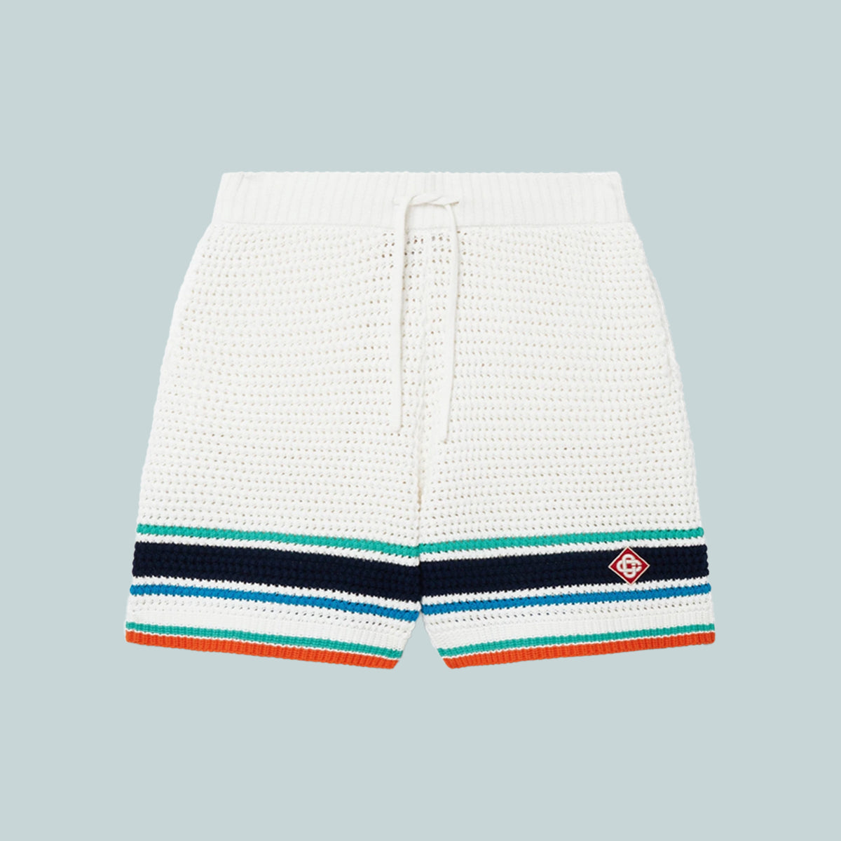 Crochet Effect Tennis Shorts