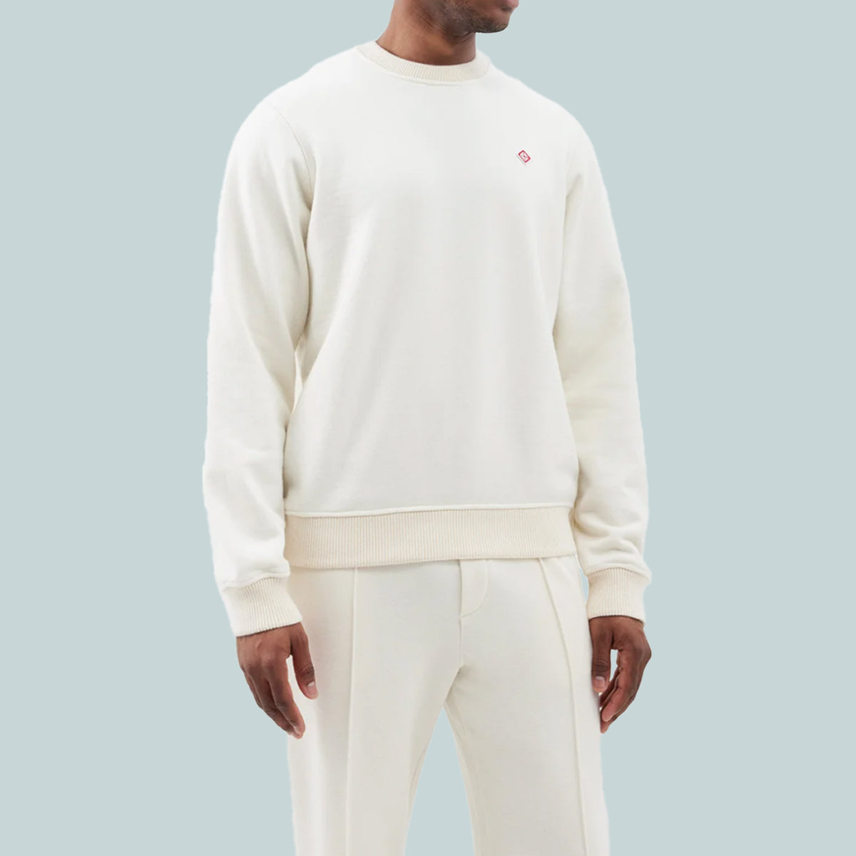 Cashmere Crew Sweatshirt Off White