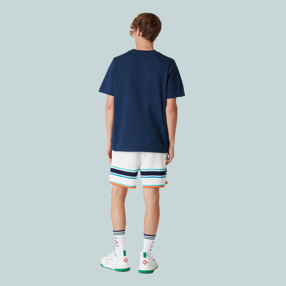 Tennis Club Icon Printed T-shirt Navy