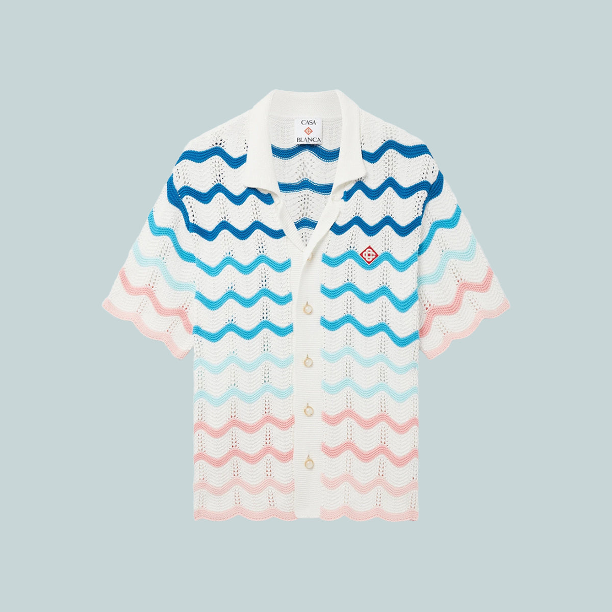 Gradient Wave Shirt Multi