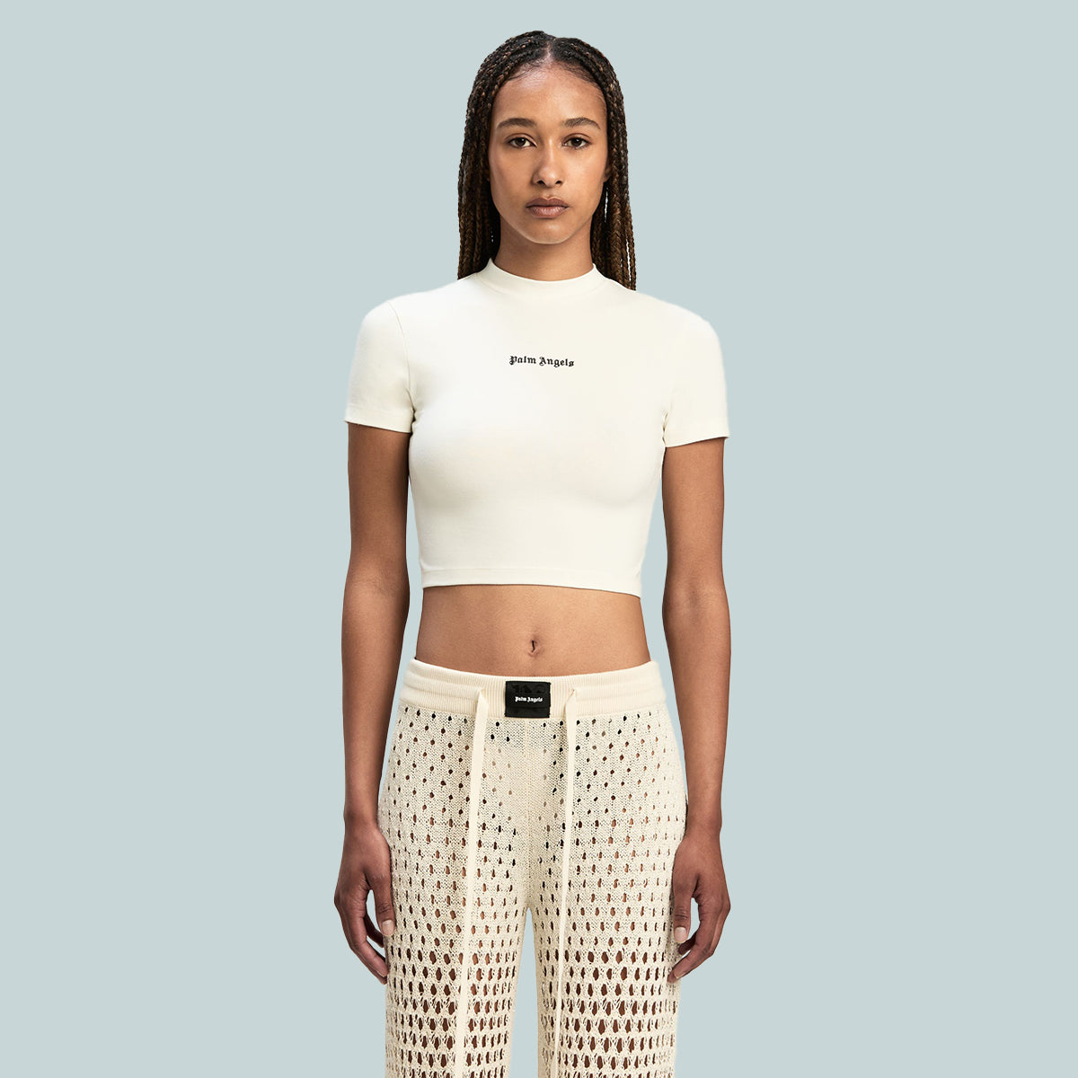 Classic Logo Baby Tee Off-White