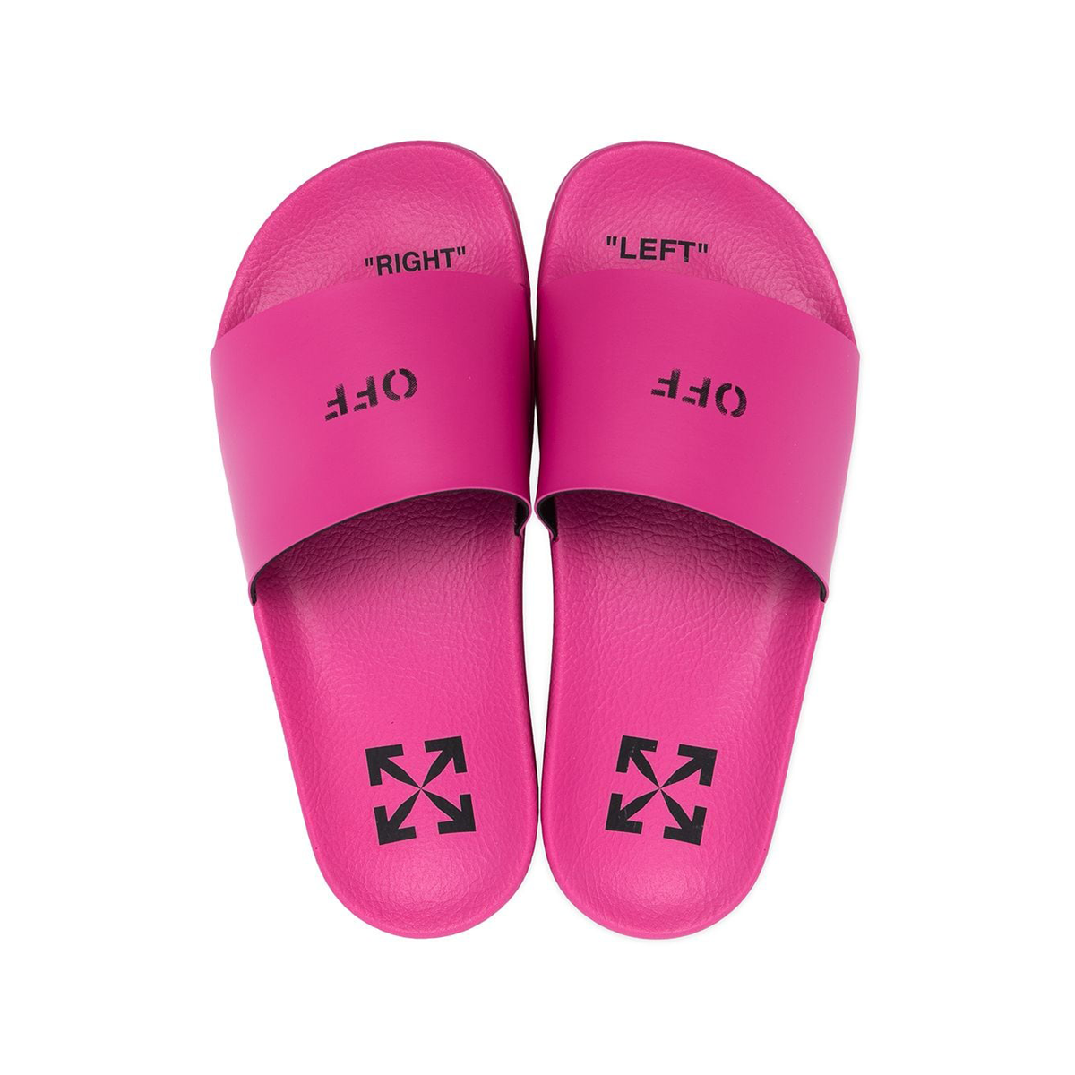 Pool slider fuchsia black