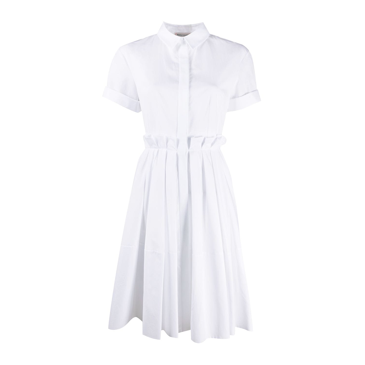 Short sleeve shirt dress