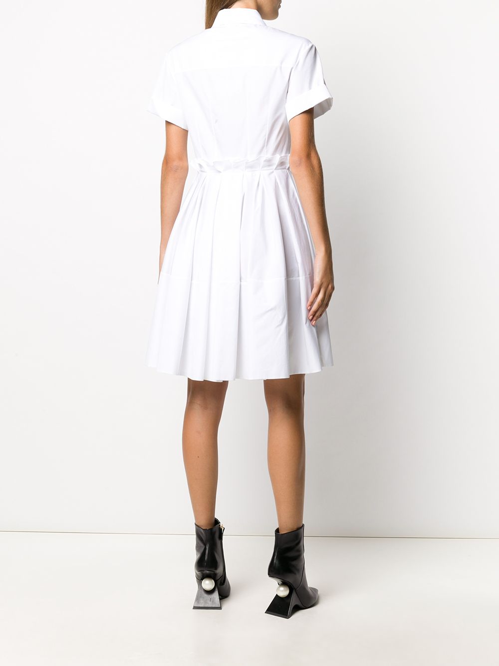 Short sleeve shirt dress