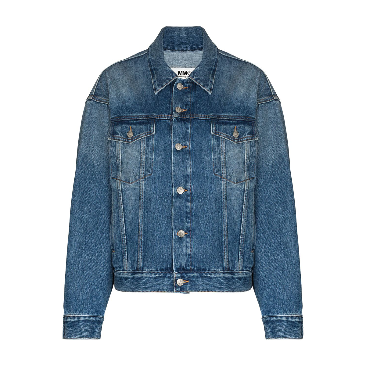 Washed denim jacket