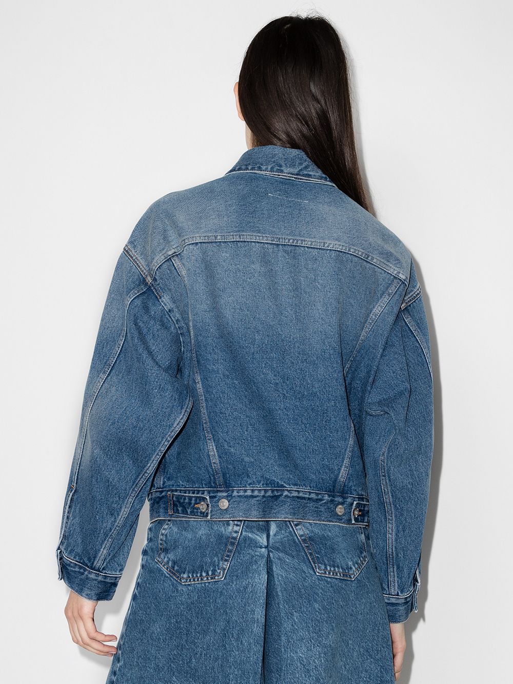 Washed denim jacket