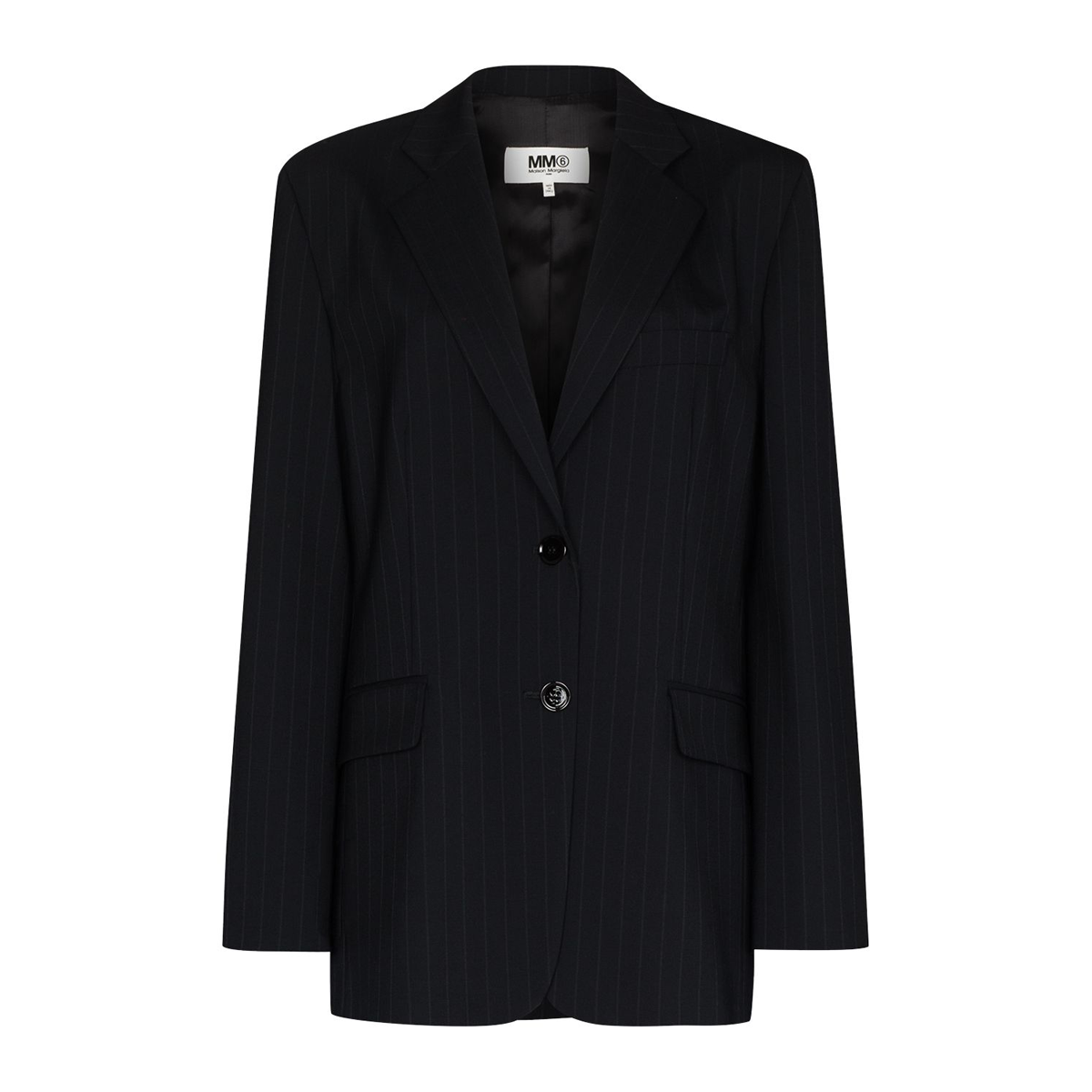 Pinstripe single breasted blazer