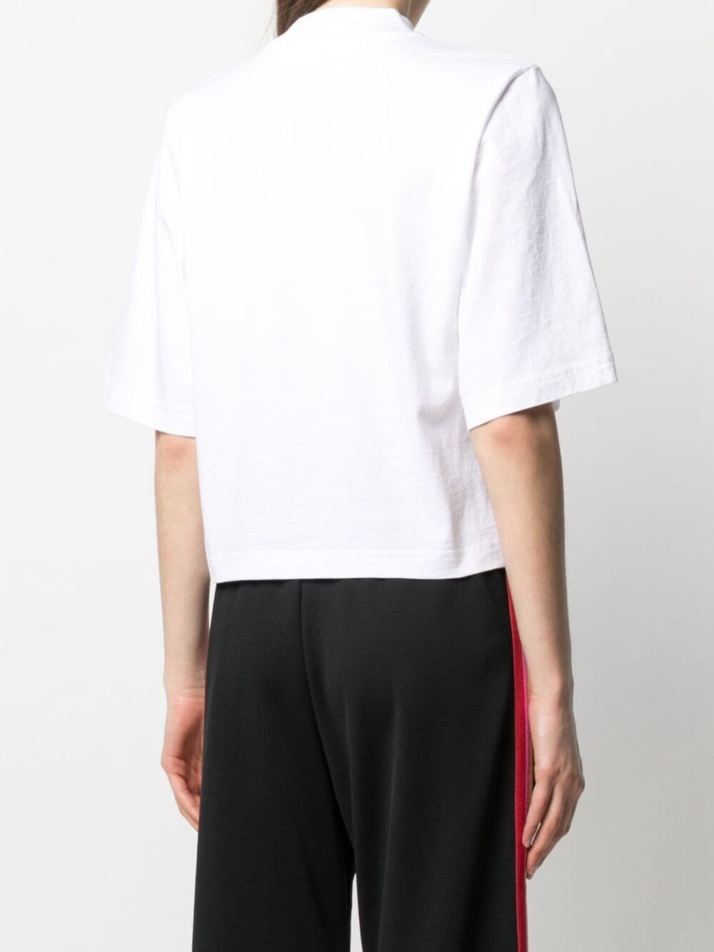 Miami cropped tee white