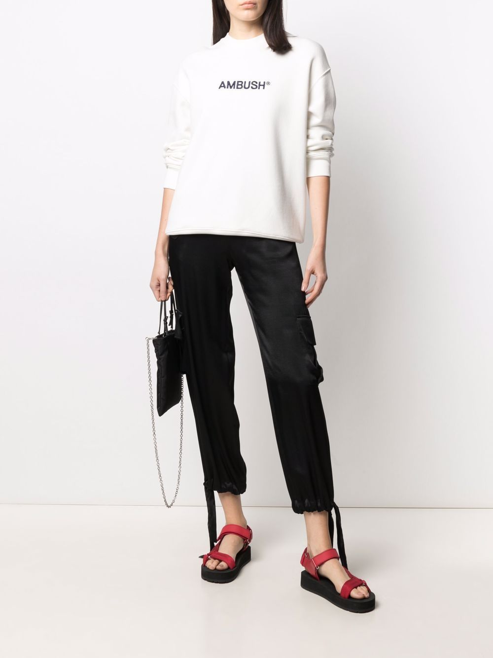 Ambush logo sweatshirt white
