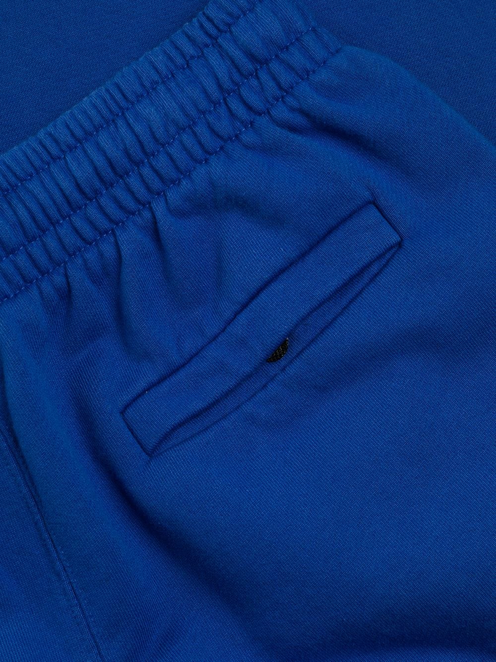 Diag-print sweatpants blue