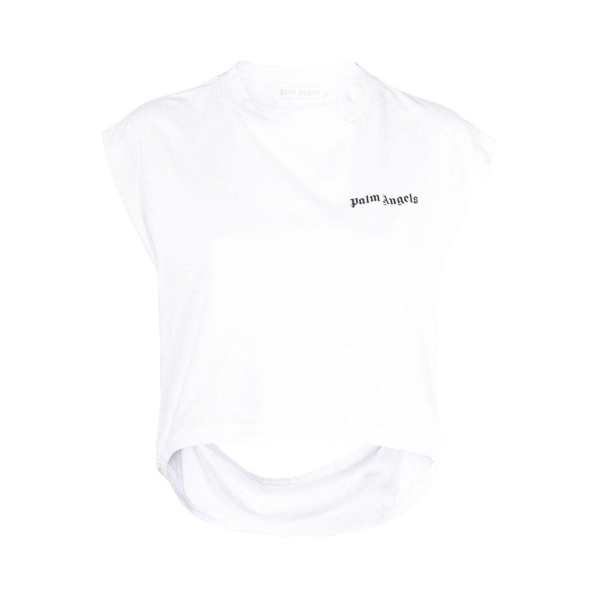 Cut out tank tee white