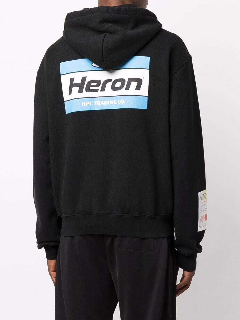 Heron gum black zip hoodie