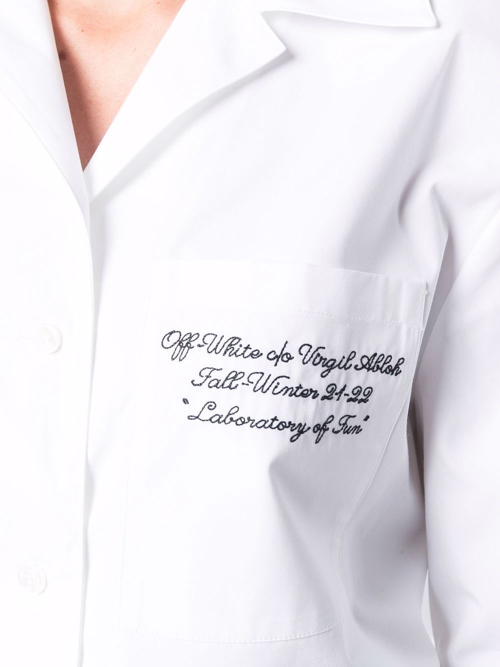 Popel bowling shirt white