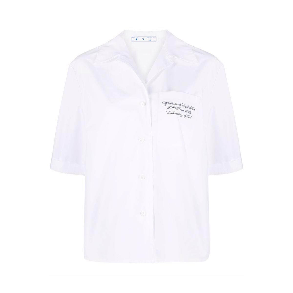 Popel bowling shirt white