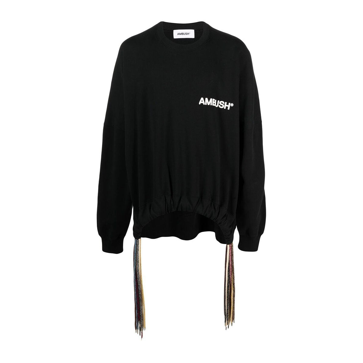 Multicord crewneck sweatshirt black