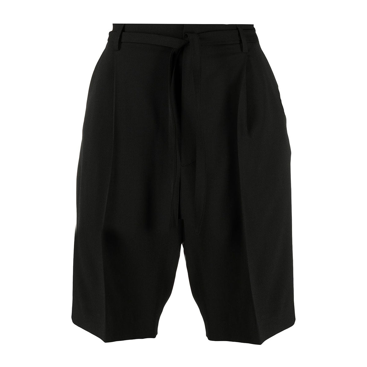 Belted suit short black