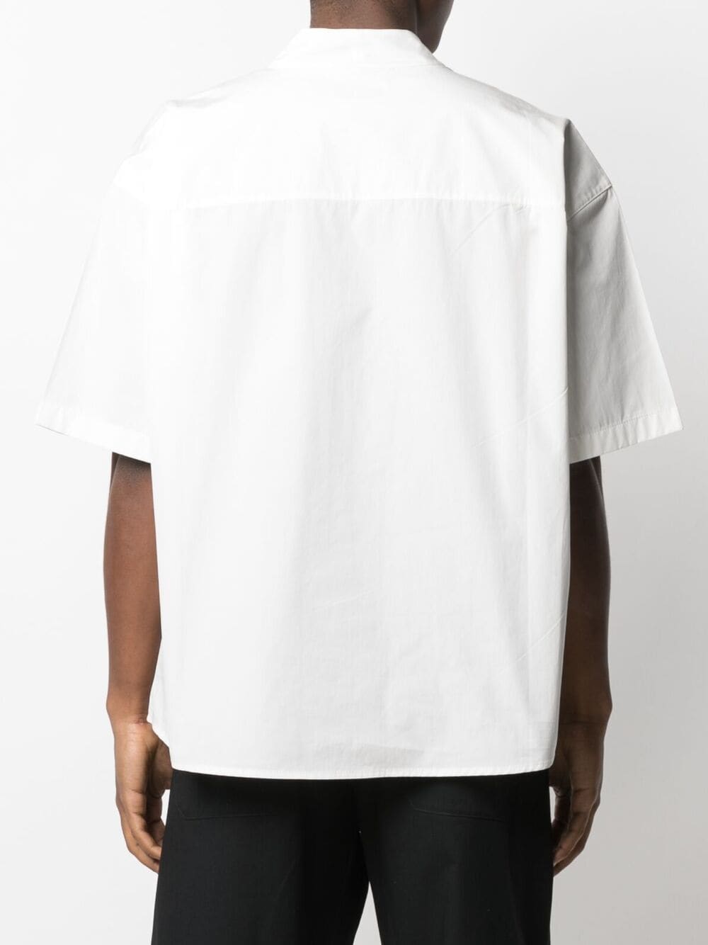 V-neck cotton shirt cloud