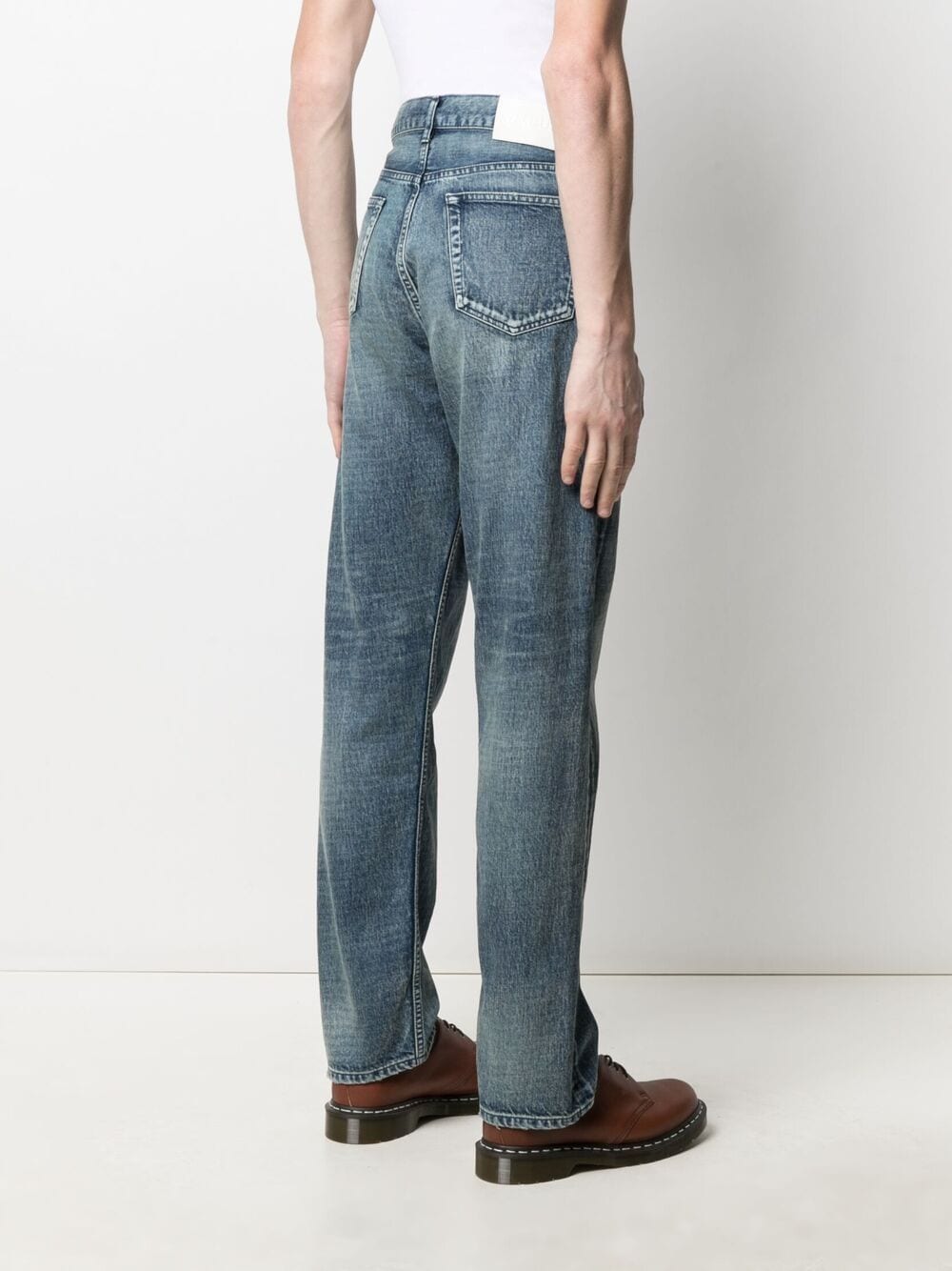 Straight leg jeans mid blue