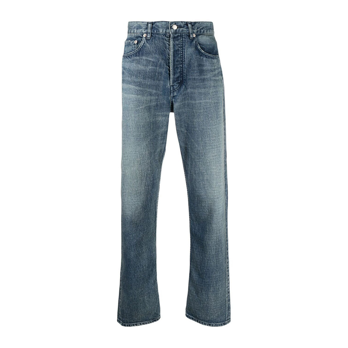 Straight leg jeans mid blue