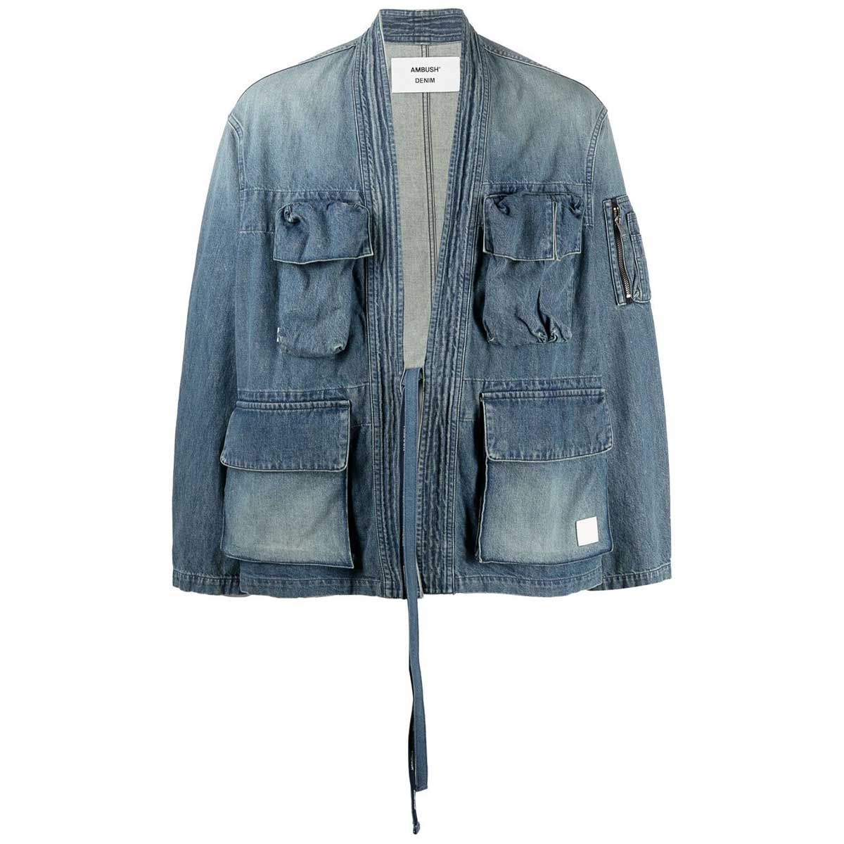 Kimono denim jacket blue