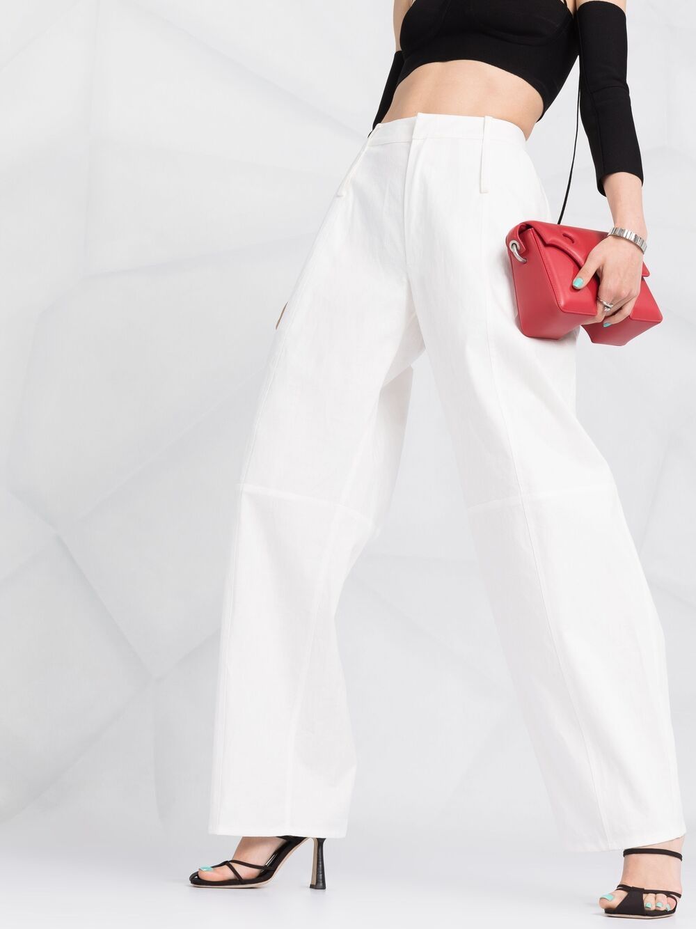 High waist tapered pant cloud