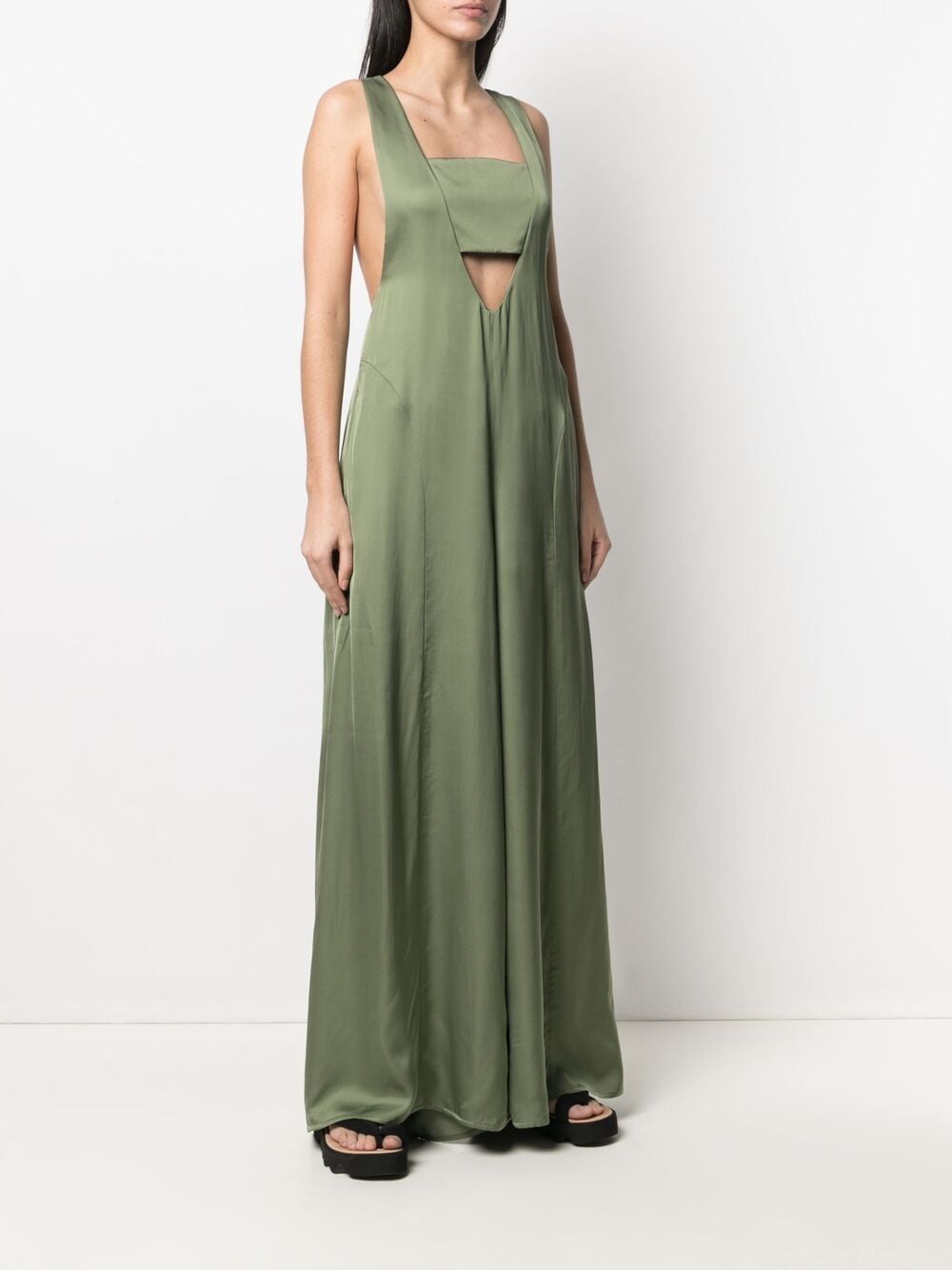 Back twisted jumpsuit