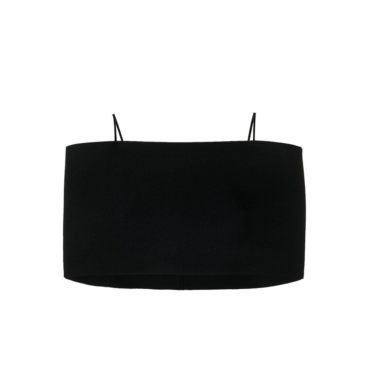 Knit band top black