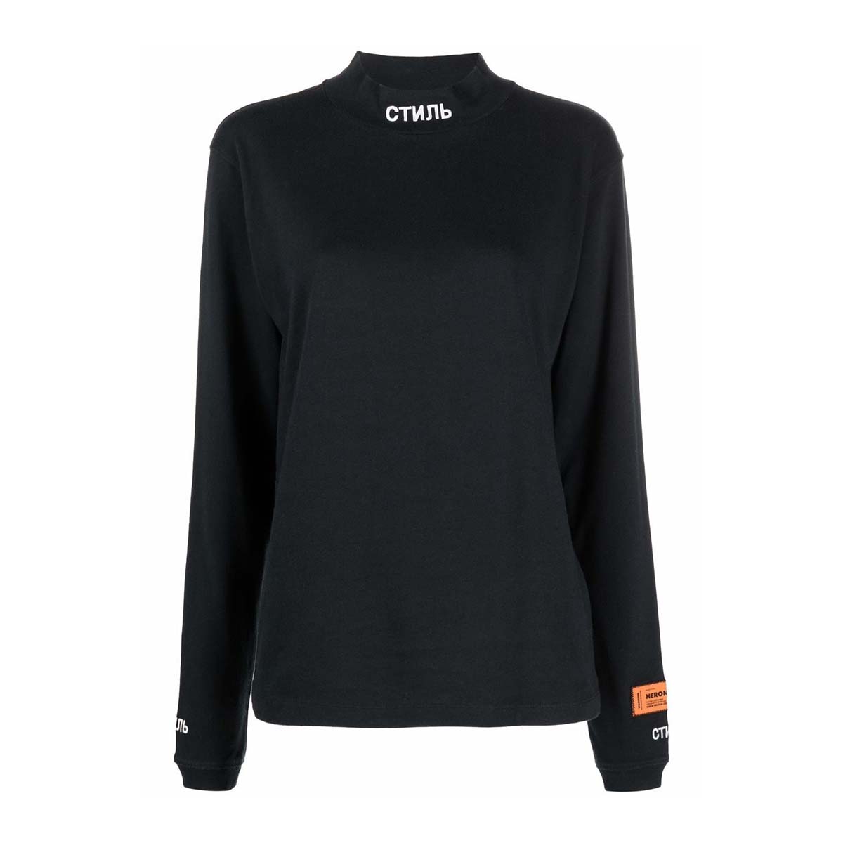 ls turtleneck light CTNMB black white