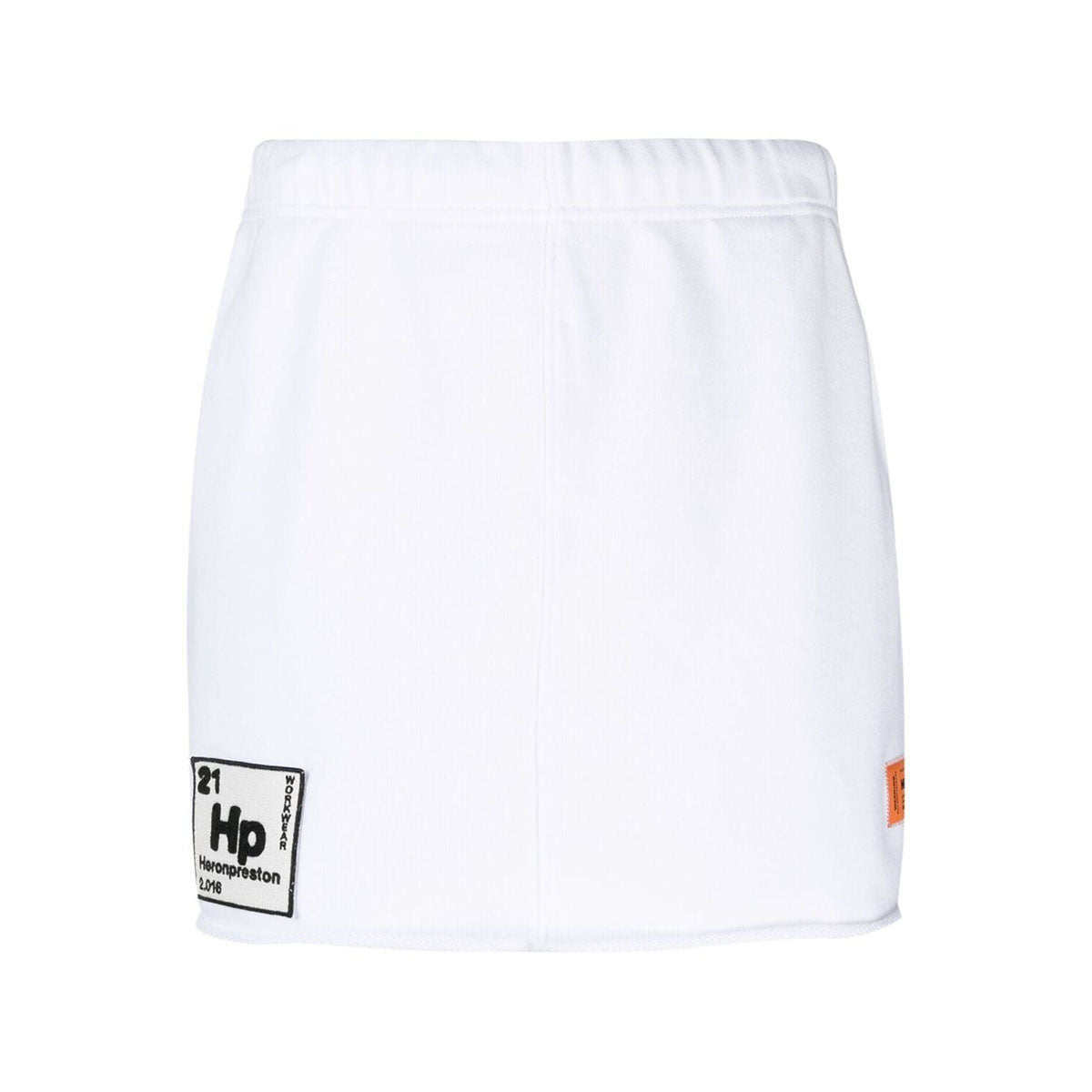 Mini sweatskirt white