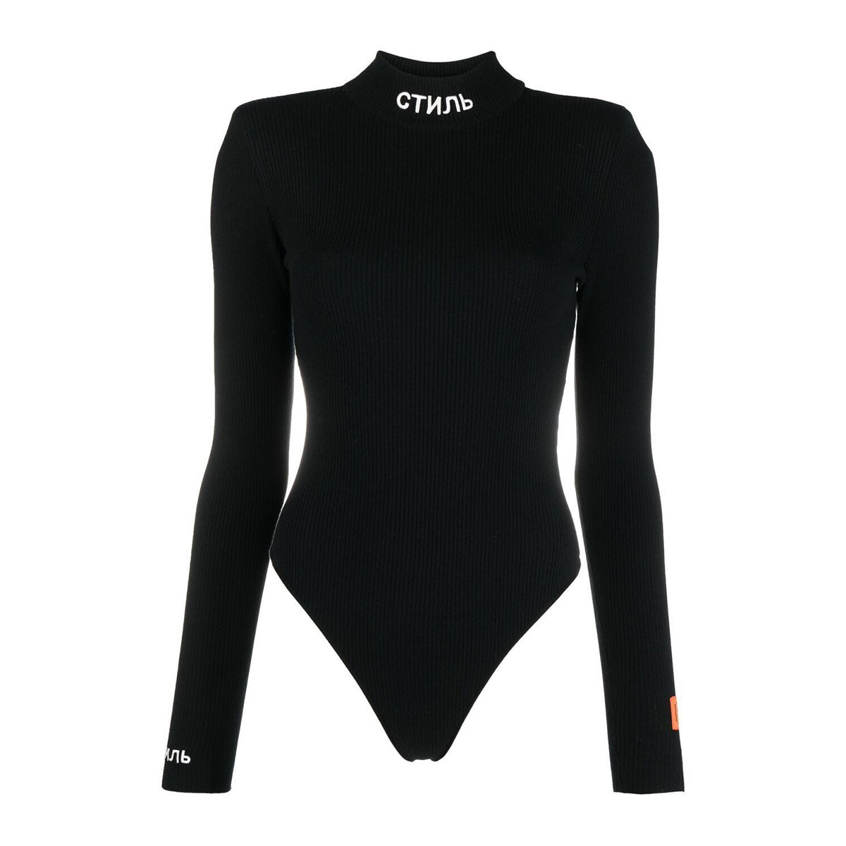 Long-sleeve bodysuit black