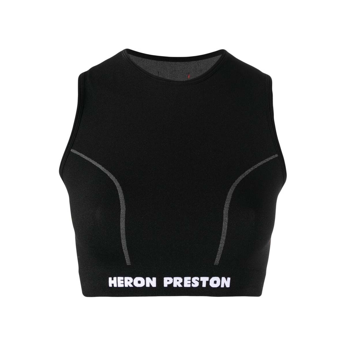 Periodic sleeveless crop top