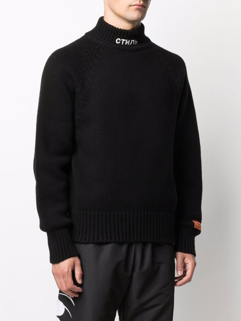 Heavy knit CTNMB turtleneck