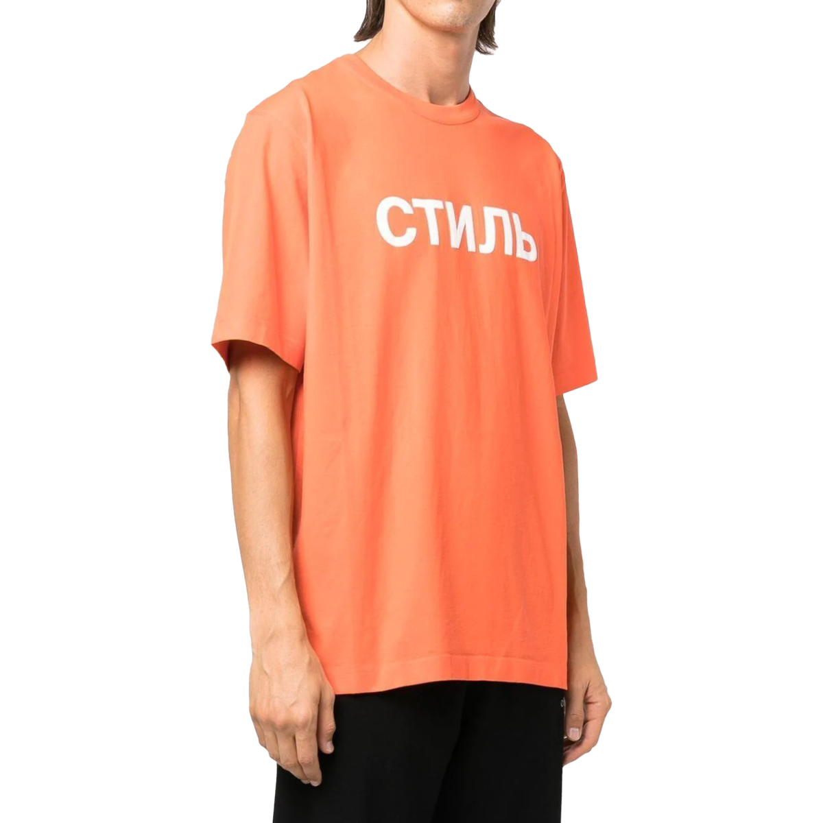 NF CTNMB SS tee orange white