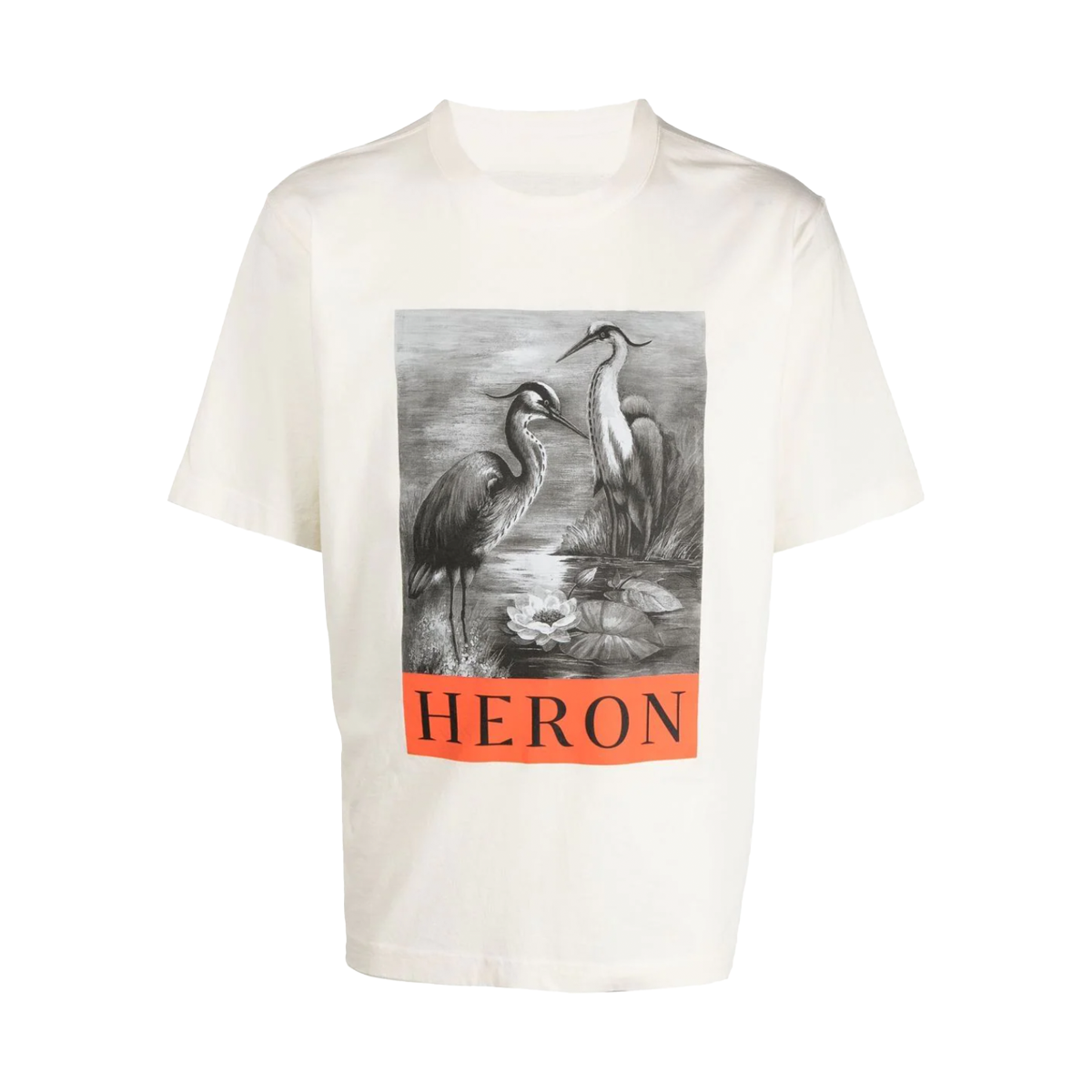 NF heron bw ss tee white