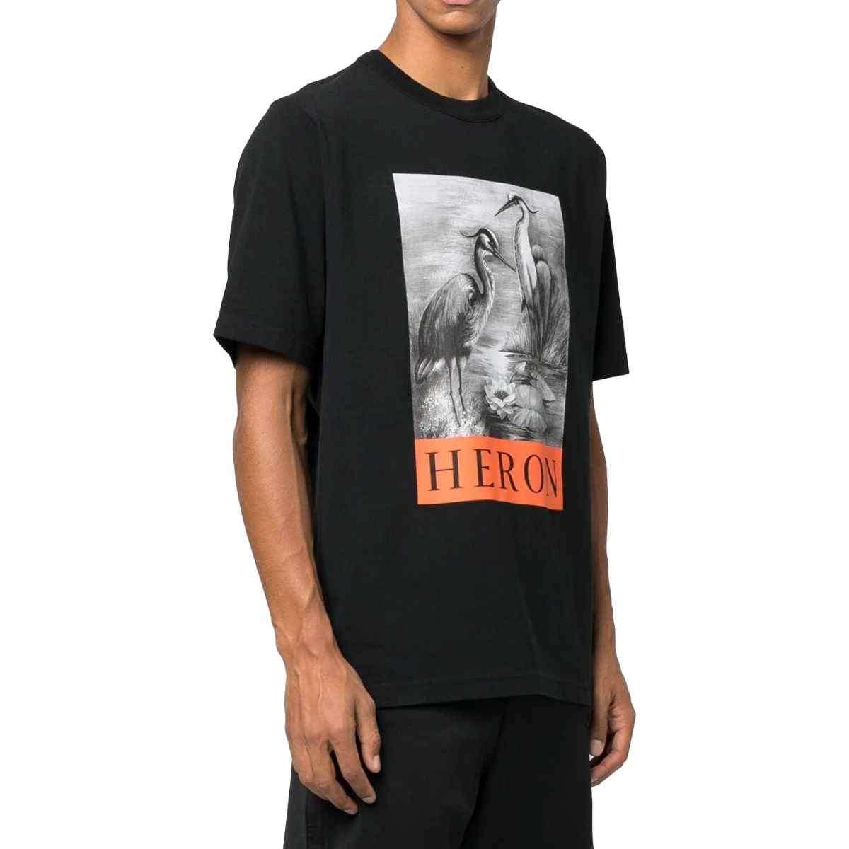 NF heron bw ss tee black