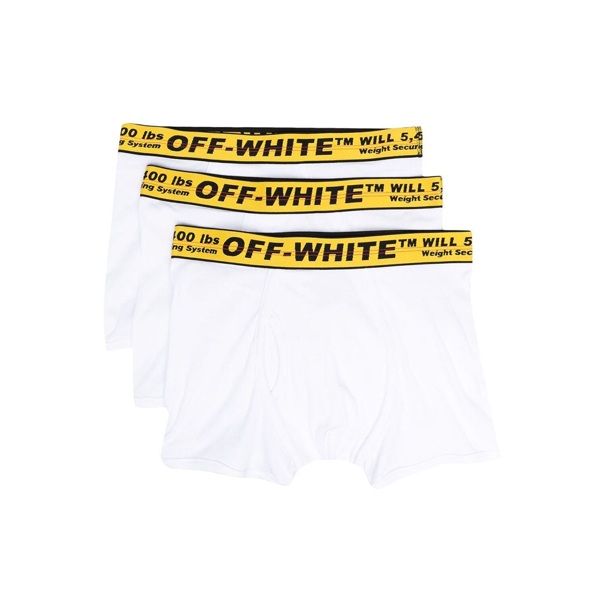 Tri-pack classic industrial boxer white/yellow