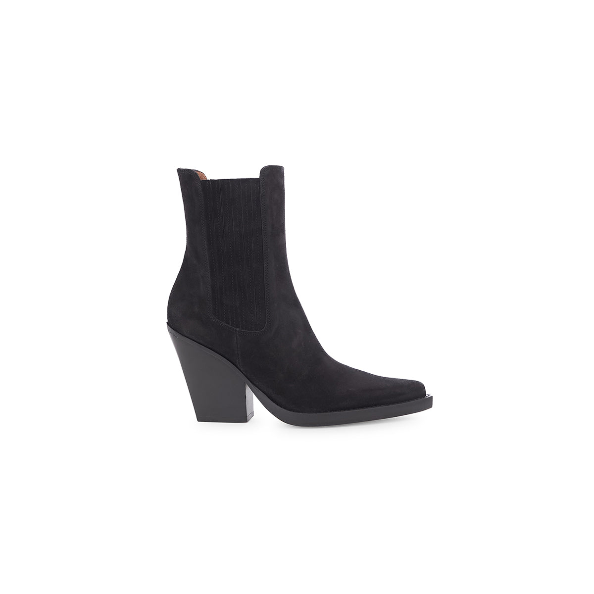 Dallas ankle boot in black suede